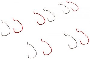 Gamakatsu 257000 Ewg Worm Hooks Assortment, Sizes 20-40, 25 Pack