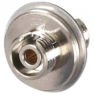 Black FOT109 Fiber Optic Coupling, St St, 38in Diame