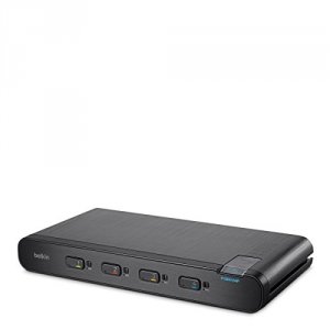 Belkin F1DN104P-3 Advanced Secure Ultra High Def Kvm Switch; 4-port Pl