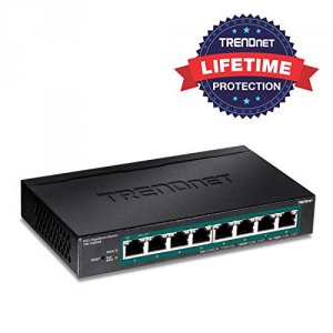 Trendnet TPE-TG82ES 8-port Gigabit Edgesmart Poe+ Switch (61w)