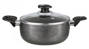 Brentwood BP-502 Dutch Oven Aluminum Non-stick 2 Qt-gray