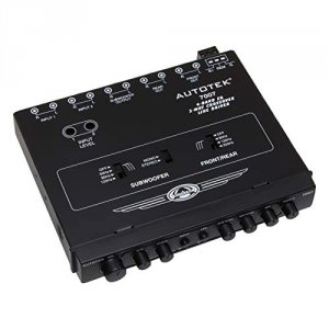 Autotek 7007 (r)  Half-din 4-band 2-way Equalizercrossover