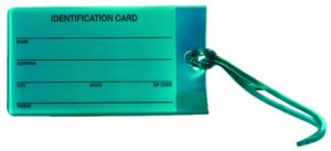 Travel TS03TEAL6 (r)  Jelly Luggage Tags, 2 Pk