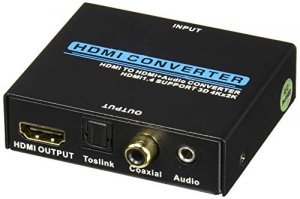 Qvs 3K6389 Hdmi 4k Audio De-embedder-extractor With Hdmi Pass Through 