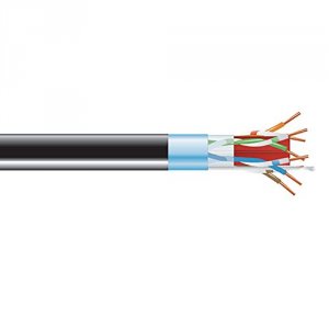 Black C6ABC51S-BK-1000 1000 Cat6a 650mhz Solid Bulk Cable Futp Cmp Bla