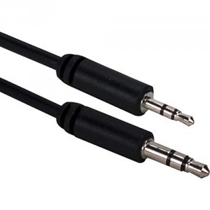 Qvs 2QX966 6ft 3.5mm Male To 2.5mm Male Headphone Audio Conversion Cab