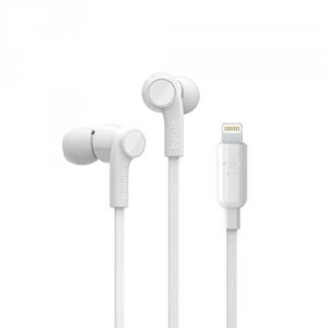 Belkin G3H0001BTWHT Ltg,in-ear Headphones,better,white