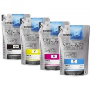 Original Epson T46C520 Ultrachrome Dye Sub Ink, Florescent Pink