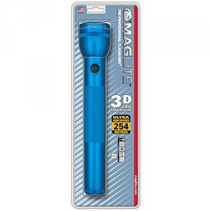 Maglite S3D116 3 Cell D  Flashlight Blue-blister Pack