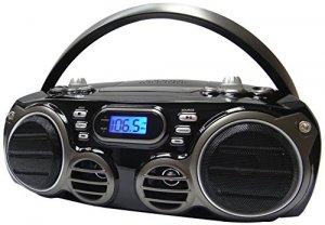 Sylvania SRCD682BT (r)  Bluetooth(r) Portable Cd Radio Boom Box With A