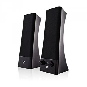 V7 SP2500-USB-6N Sp2500-usb-6n Speaker System - 5 W Rms - Black - 100 