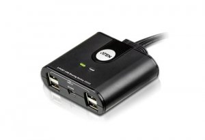 Aten US224 2-port Usb 2.0 Share Hub For 4 Computers