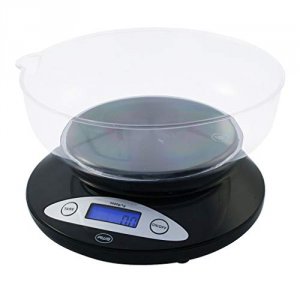 American 5KBOWLBK 5kbowl-bk Digital Kitchen Scale With Removable Bowl 