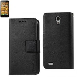 Alcatel FC22-ALCCONQBK Reiko  One Touch Conquest 3-in-1 Wallet Case In