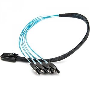 Rocstor Y10C251-BL1 20in Scsi Sas To Sata Cable Mm