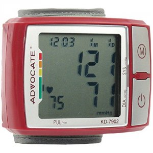 Advocate KD-7902 (r) Kd-7902 Wrist Blood Pressure Monitor With Color I