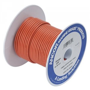 Ancor 108502 Orange 10 Awg Tinned Copper Wire - 25'