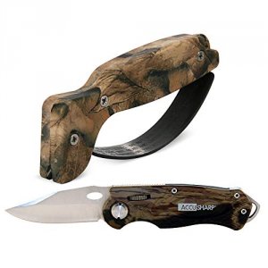 Accusharp 042C Sharpener And Sport Folding Knife Cmb - Camouflage