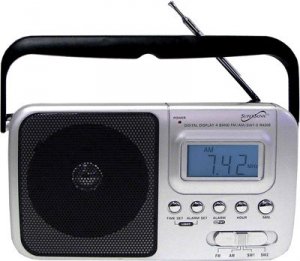 Supersonic SC-1091 Handheld Digital Amfm Radio With Display