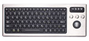 Ikey DBL-810-TB-PS2-PR Nema4x Backlit 81 Ps2 Kyb W 25mm Trackball And 