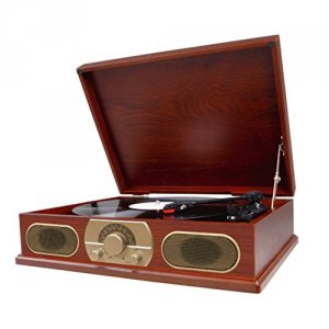 Studebaker SB6051-RB Sb6051 Wooden Turntable With Amfm Radio