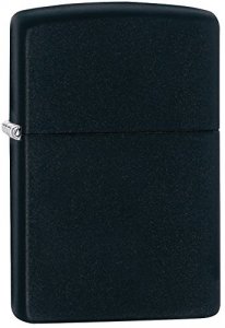 Zippo 218A Windproof Lighter Black Matte