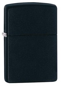 Zippo 218A Windproof Lighter Black Matte