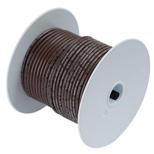 Ancor 106202 Brown 12 Awg Tinned Copper Wire - 25'