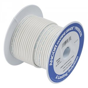 Ancor CW60836 White 14 Awg Tinned Copper Wire - 18'