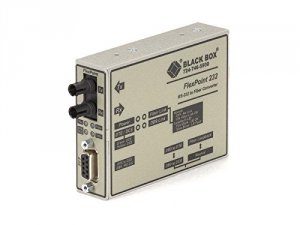 Black ME662A-SST Flexpoint Rs-232 To Fiber Converter - Compact Solutio