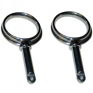 Perko 1267DP0CHR Round Type Rowlock Horns - Chrome Plated Zinc