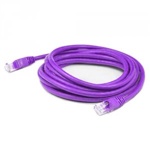 Addon ADD-2.5FSLCAT6-PE 2.5ft Rj-45 Mm Cat6 Purple Cu Patch Cbl