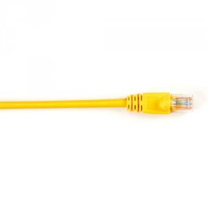 Black CAT5EPC-001-YL Cat5e Patch Cables Yellow