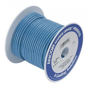 Ancor 101910 Light Blue 16 Awg Tinned Copper Wire - 100'