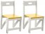 Clipper 505-2Y Kid Zigzag Chairs 2pk Yellow