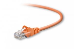 Belkin A3L791-06-ORG-S 6ft Cat5e Snagless Patch Cable, Utp, Orange Pvc