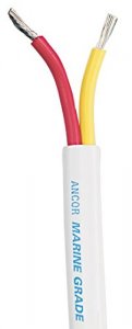 Ancor 124102 Safety Duplex Cable - 102 Awg - Redyellow - Flat - 25'