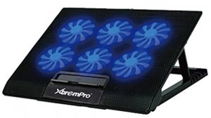 Gcig 11149 Xtrempro Portable Metal Mesh Laptop Cooler Cooling Pad, 6 Q