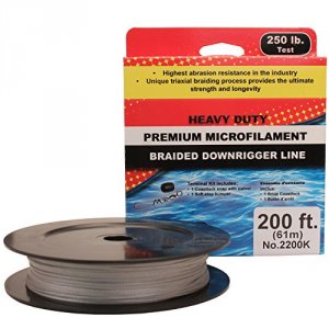 Scotty 2200K Scotty Premium Braided Fiber Downrigger Line With Kit