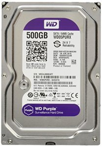 Western WD05PURX Hdd  500g Sata 64mb 3.5inch Wd Purple Bare