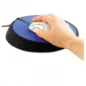 Allsop ASP 26226 Wrist Aid Ergonomic Slanted Circular Mousepad - Blue 