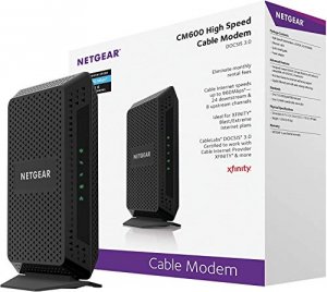 Netgear CM600-100NAS High Speed Cable Modem - 1 X Network (rj-45) - 96