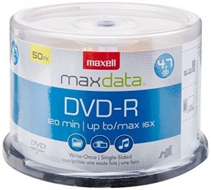 Hitach  Maxell Dvd-r 4.7gb, 16x Speed, 50pk Spindle - Reliable Storage