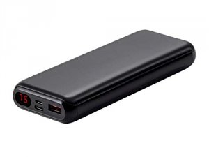 Monoprice 39073 Obsidian Speed Plus Ez Read Usb Power Bank_ Black_ 20_