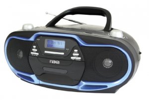 Naxa NPB-257-BLU Naxa Npb-257 Portable Mp3cd Player, Amfm Stereo Radio