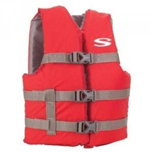 Stearns 3000004472 Youth Classic Vest Life Jacket - 50-90lbs - Redgrey