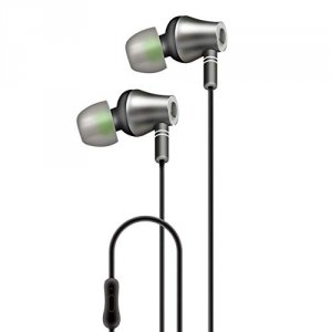 At RA50447 Att E10 Metallic In-ear Stereo Earbuds With Microphone (bla