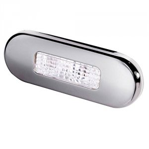 Hella CW65434 Oblong Led Courtesy Lamp - Stainless Steel Bezel