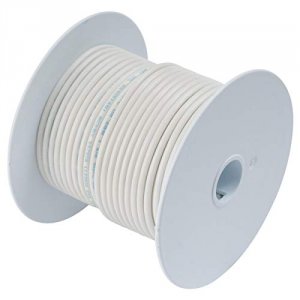 Ancor 182903 White 16 Awg Tinned Copper Wire - 25'