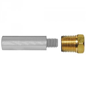 Tecnoseal CW52060 E4 Pencil Zinc Wbrass Cap